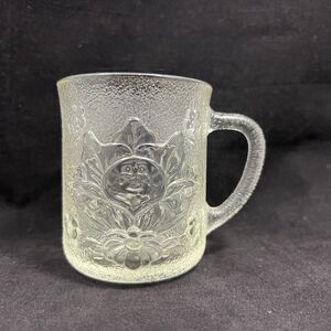 Vintage Clear Cabbage Patch Kids Mug 1984 Glass OAA